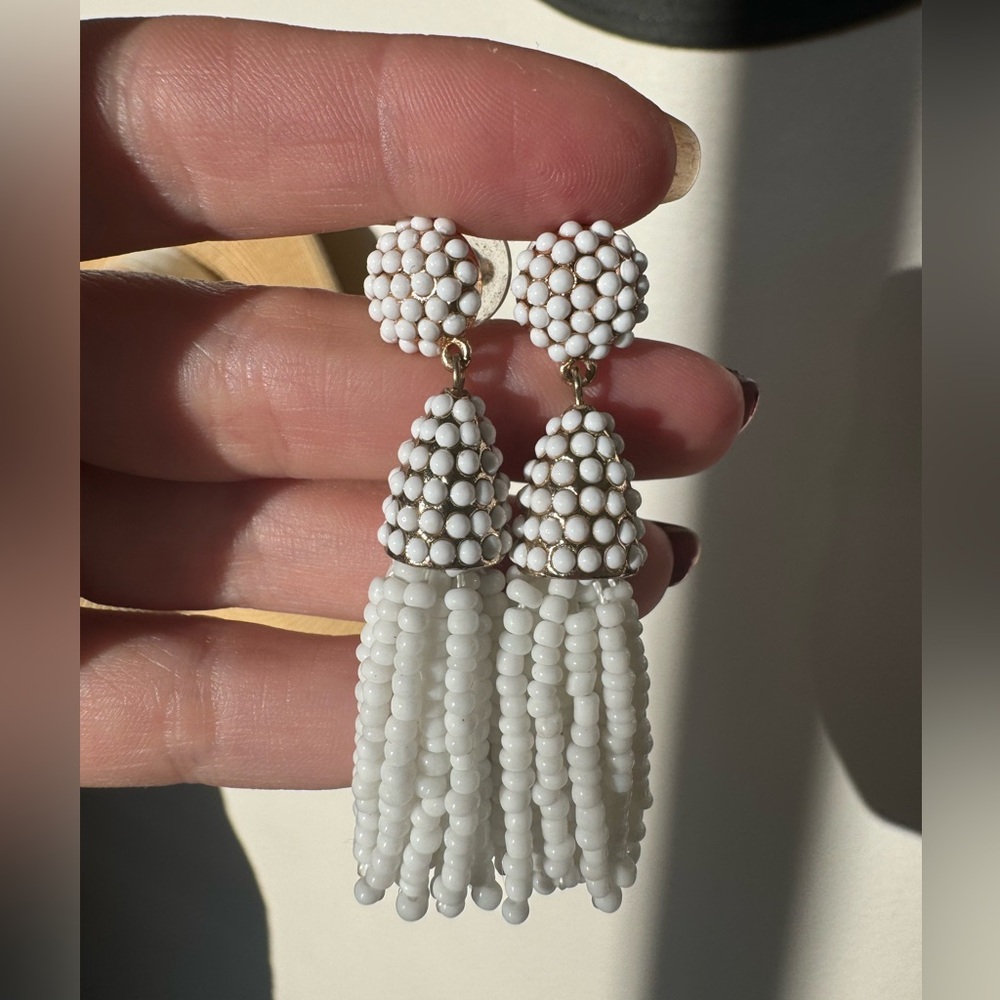 BaubleBar Beaded Tassel Earrings
